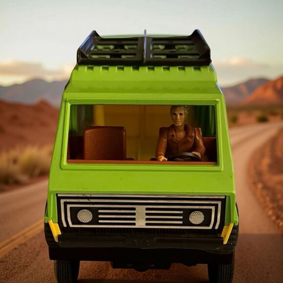 Vintage 1977 Fisher-Price Adventure People Daredevil Sports Van & Driver - Picture 2 of 11